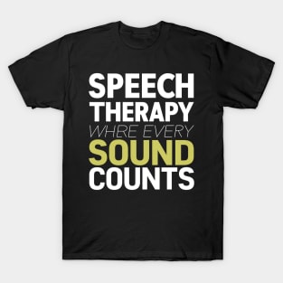 Speech Therapy T-Shirt